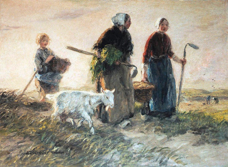 'Dans les dunes' - olieverf op doek: Jan Zoetelief Tromp (herkomst afbeelding Stichting JZT)