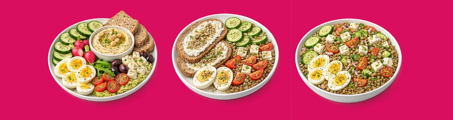 Les assiettes froides sans cuisson : assiette apéro-dînatoire, salade de lentilles, œufs durs et crudités Les assiettes froides sans cuisson : assiette apéro-dînatoire, salade de lentilles, œufs durs et crudités