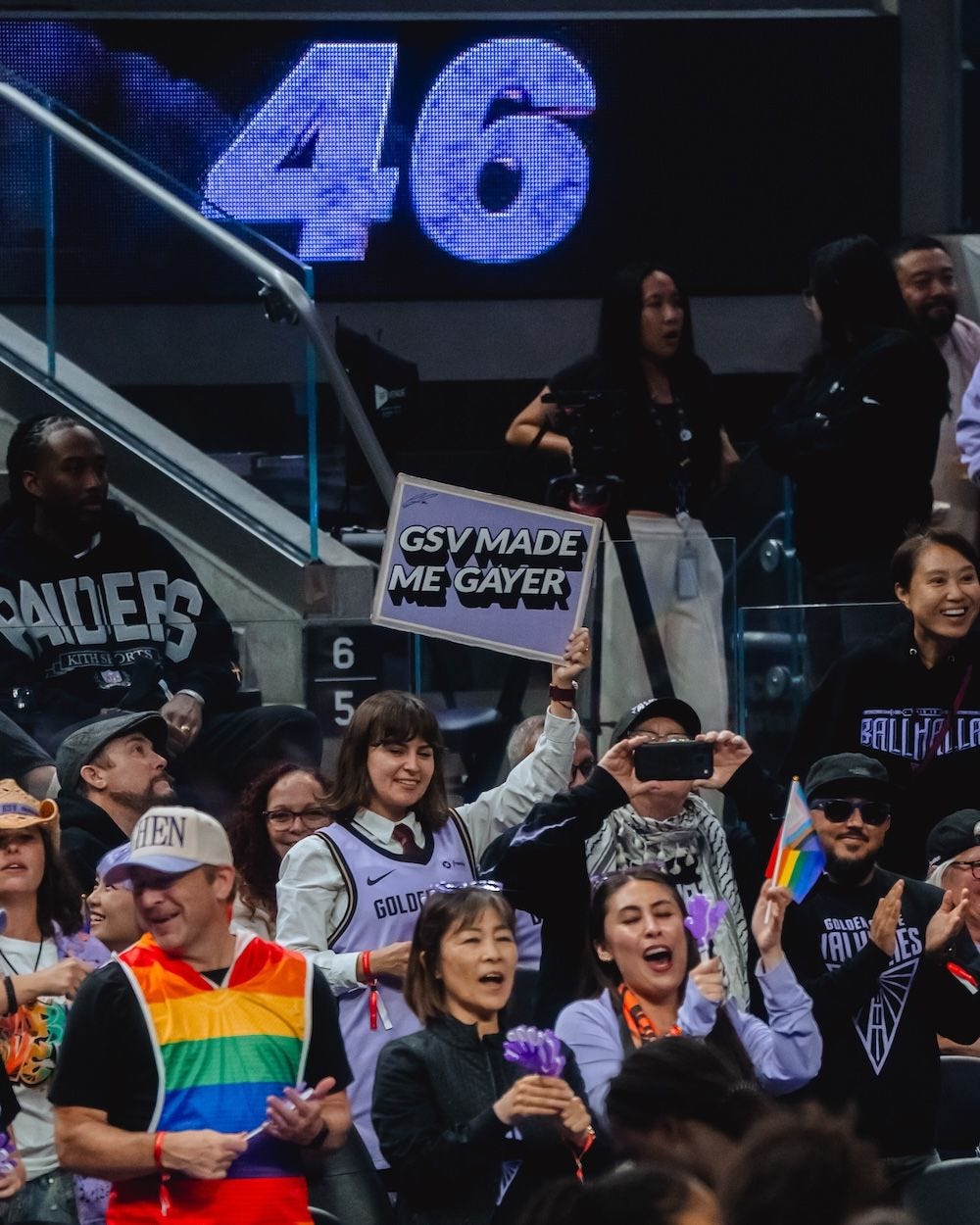 While the Giants Were Being Homophobic, the Valkyries Were Hosting the  Gayest Night in Sports History