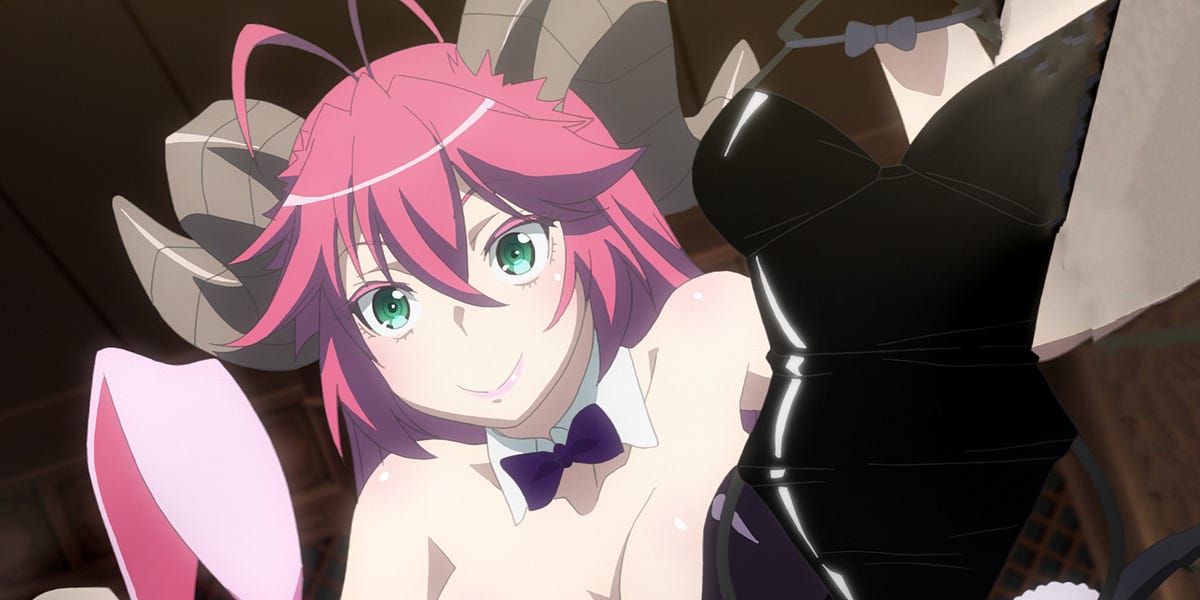 sin Nanatsu no Taizai - Zangeroku 3 [BD] - Asmodeus Holds Up Bunny Girl Suit