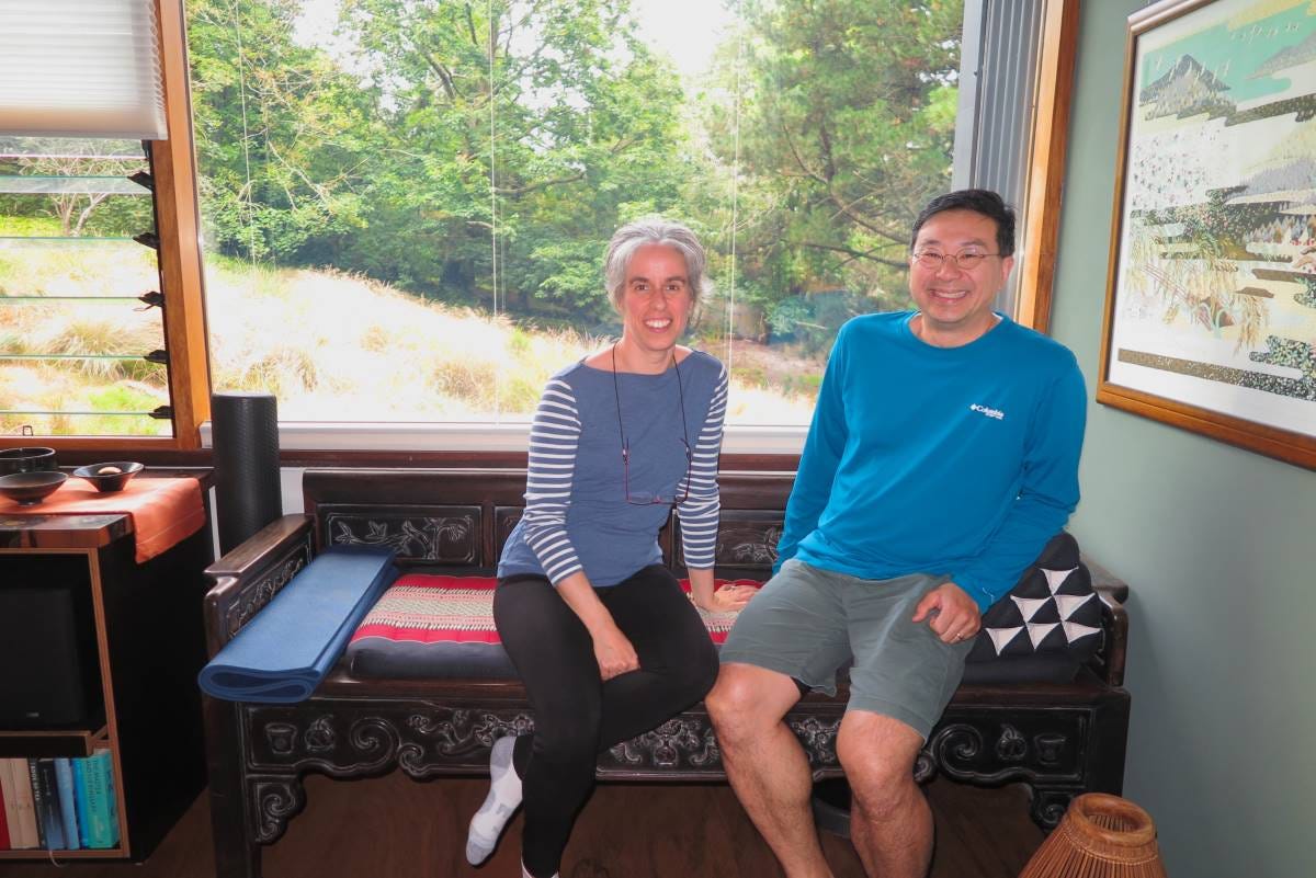 Sustainable architects Ken Yeh and Carol Marra at home Sustainable architects Ken Yeh and Carol Marra at home