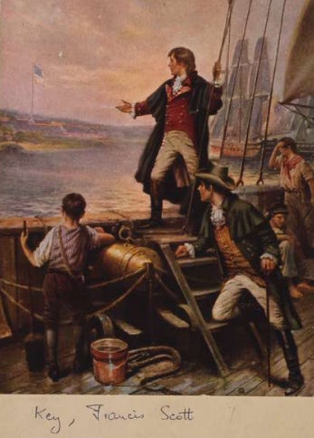A painting of a person on a ship

Description automatically generated