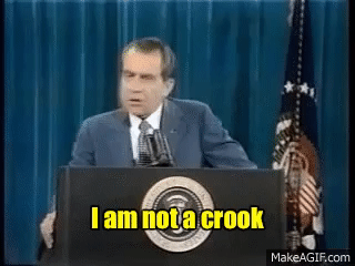 Richard Nixon - "I'm not a crook" on Make a GIF Richard Nixon - "I'm not a crook" on Make a GIF