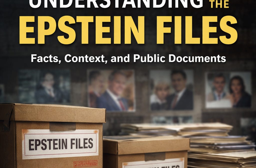 Understanding the Epstein Files. - Roberta Limone