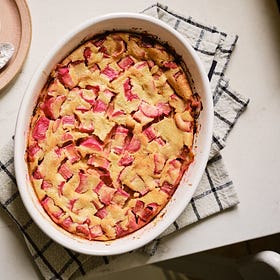 A French-inspired dessert, for the rhubarb lover
