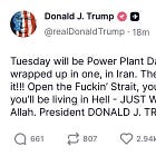 "He Has Gone Insane"