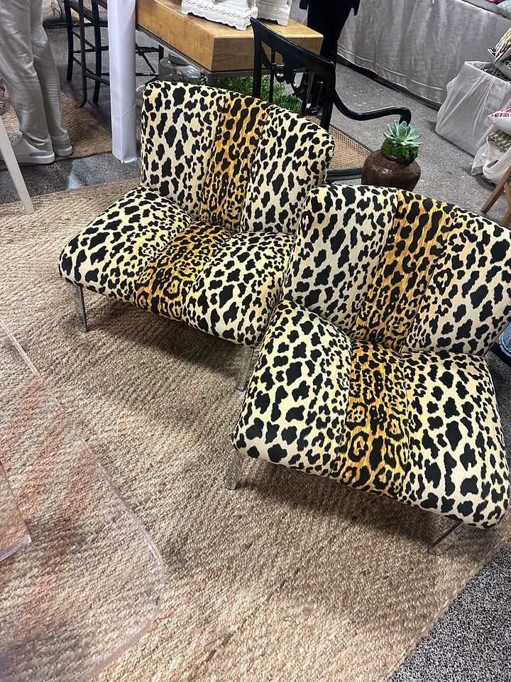 animal print at Marburger antique mall