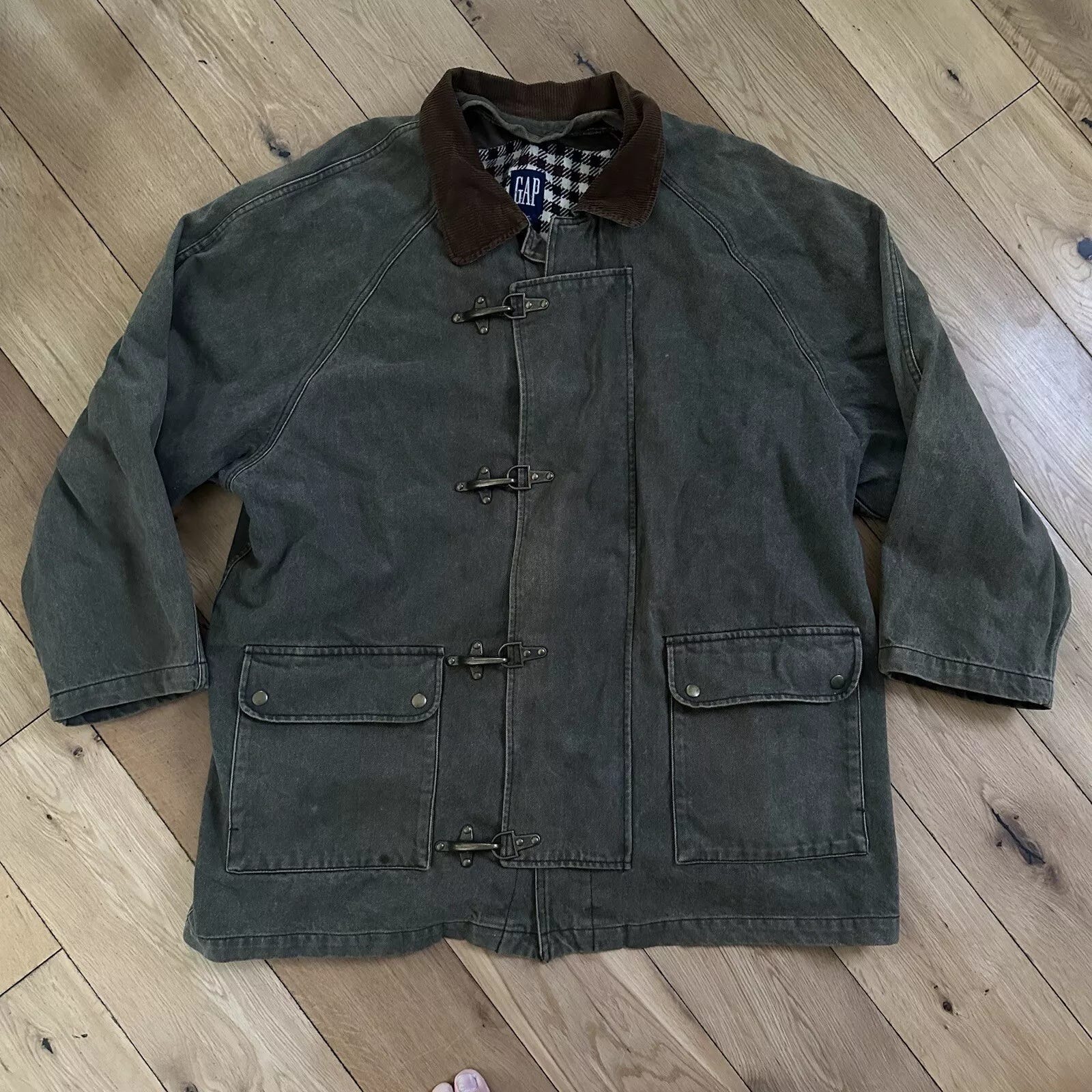 ジャケット・アウター archive grunge fireman jacket brown L
