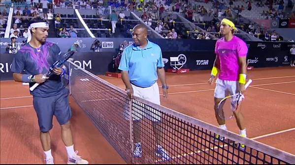 fabio fognini beats rafael nadal rio open 2015 fabio fognini beats rafael nadal rio open 2015