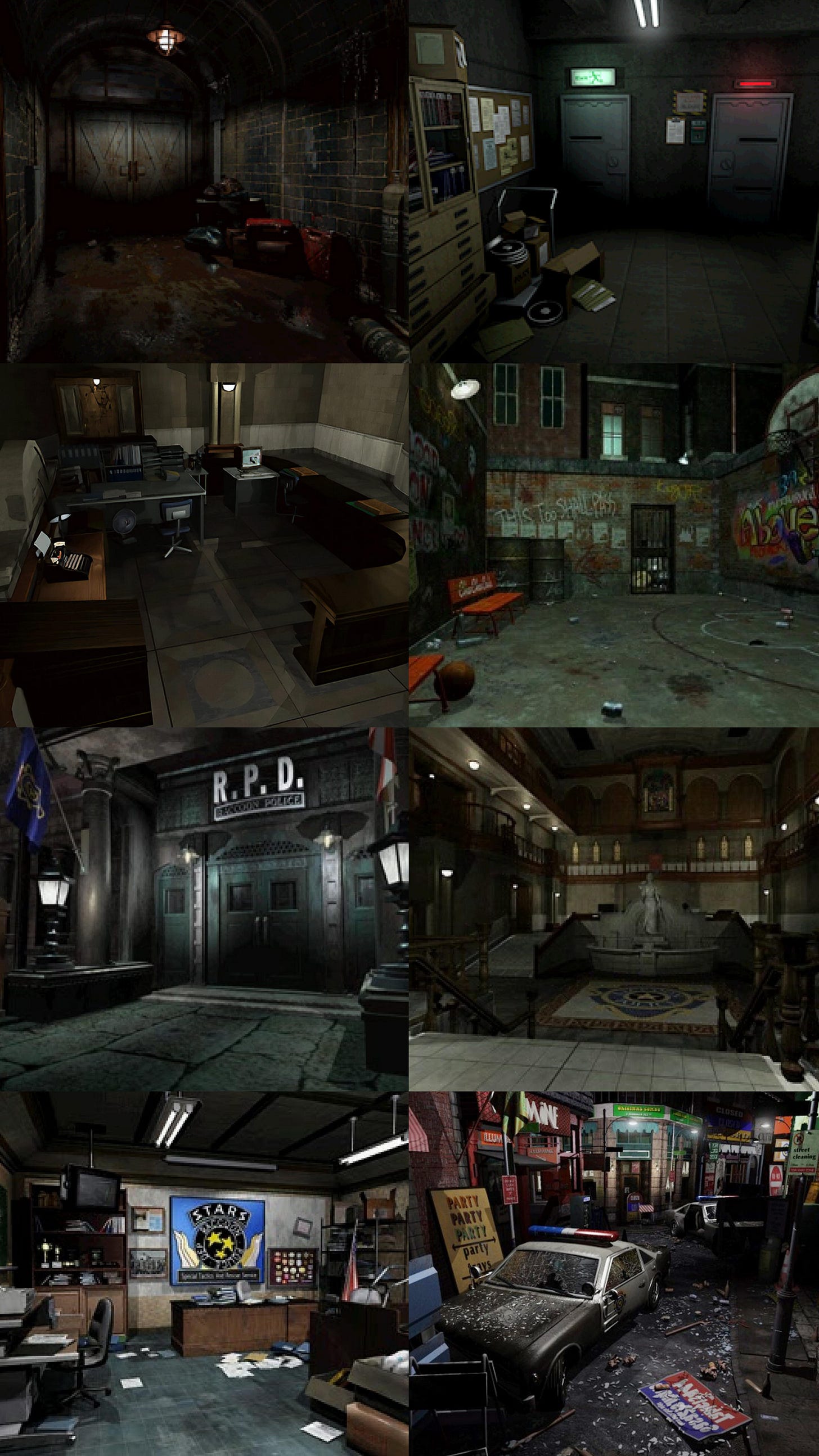 The pre-renders from the original Resident Evil 2 are something else. :  r/residentevil
