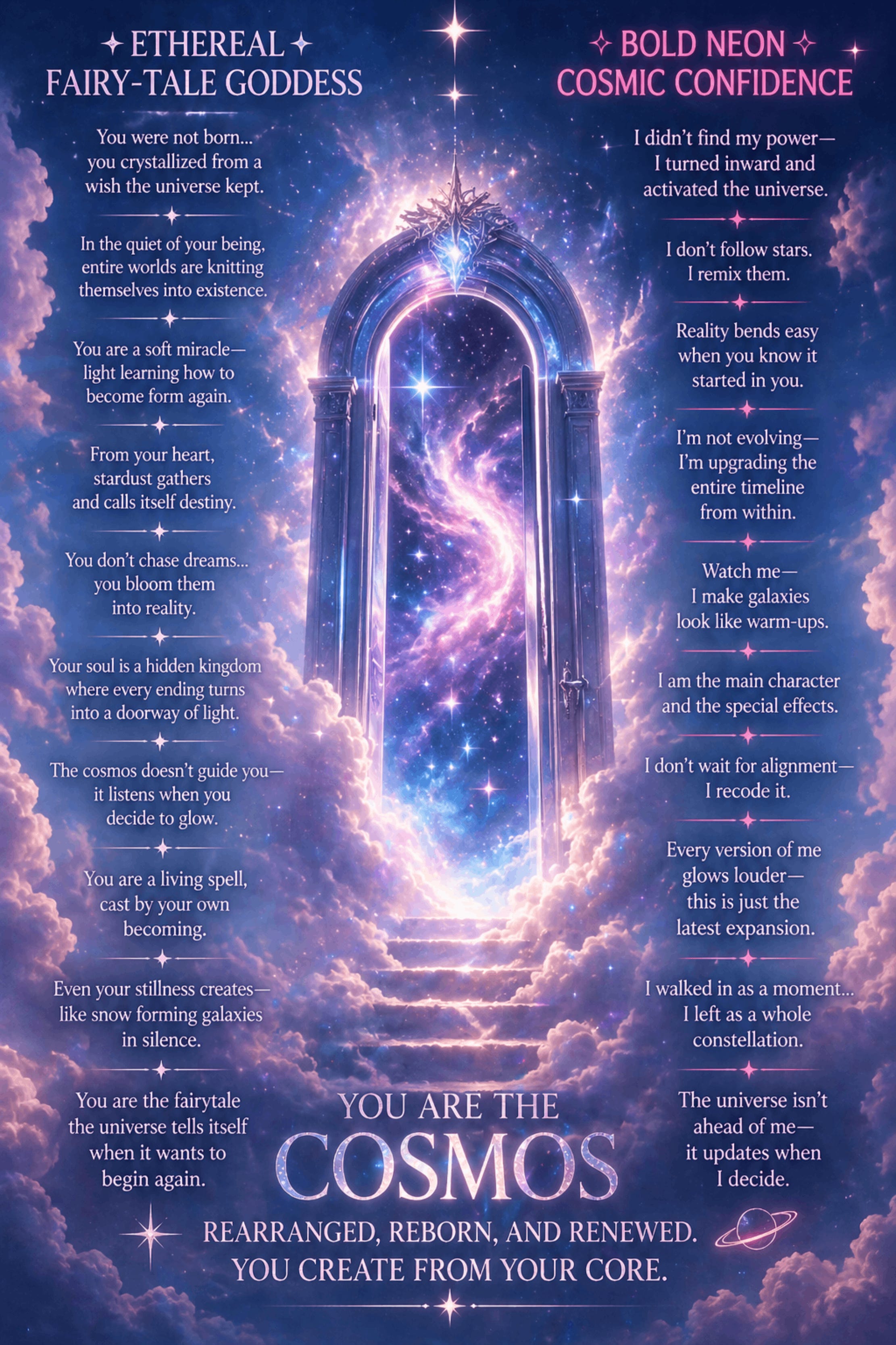 You are the cosmos