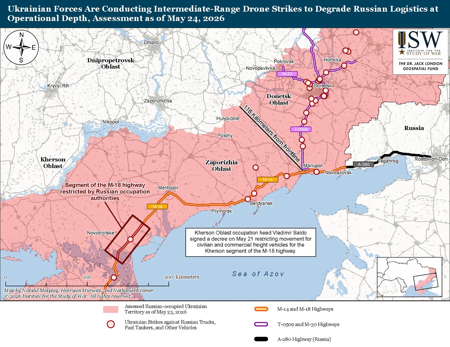 Ukraine's Intermediate-Range Strike Campaign | ISW