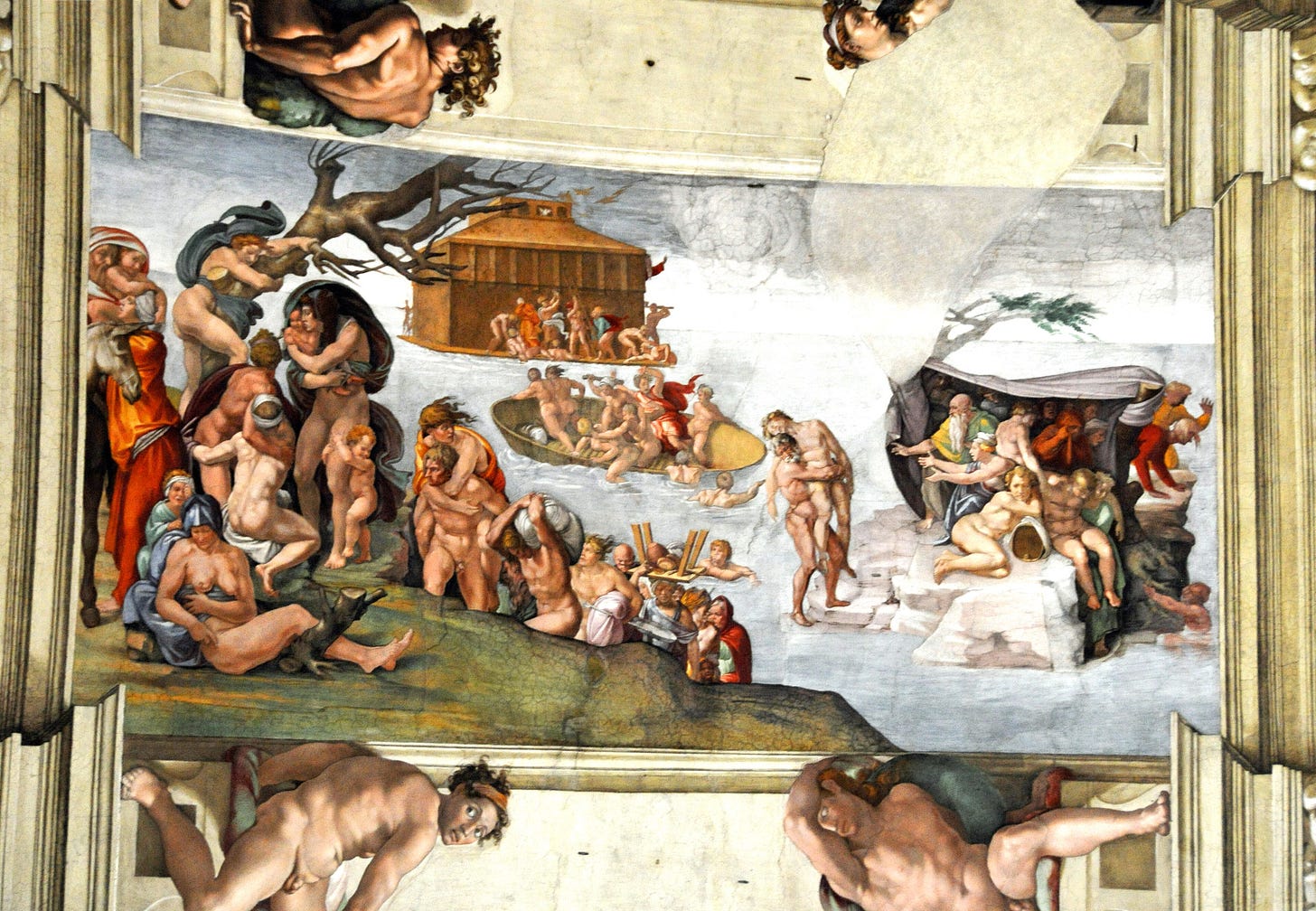 Sistine Chapel ceiling Deluge (5387917576)