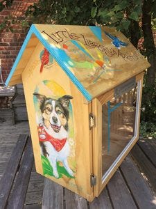 Artist Martha Thierry's honorable mention-winning entry at the 2017 Michigan State Fair.<span class="credit">Photo: Detroit Little Libraries</span> Artist Martha Thierry's honorable mention-winning entry at the 2017 Michigan State Fair.<span class="credit">Photo: Detroit Little Libraries</span>