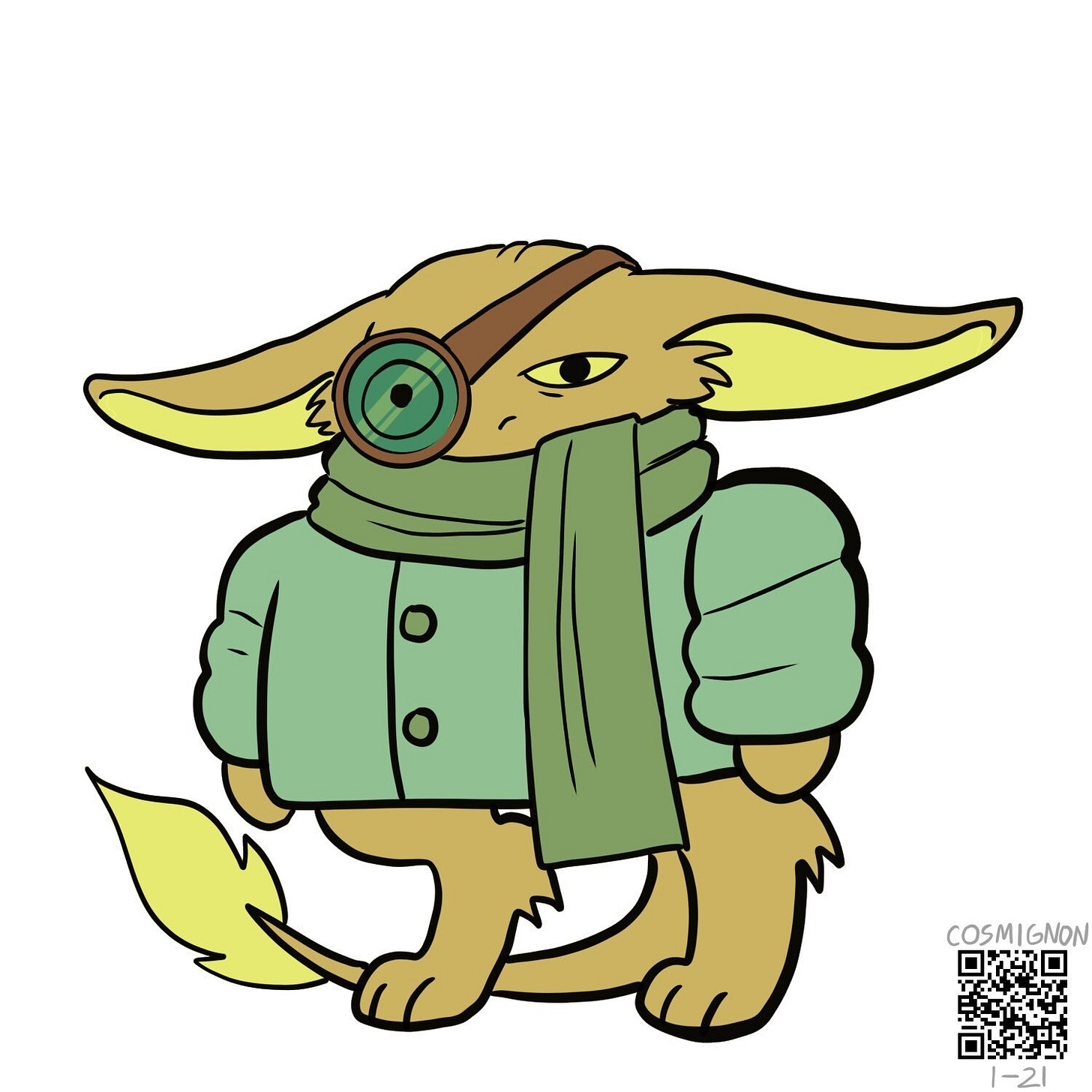 Art by @cosmignon on twitter. More of her art on her website!