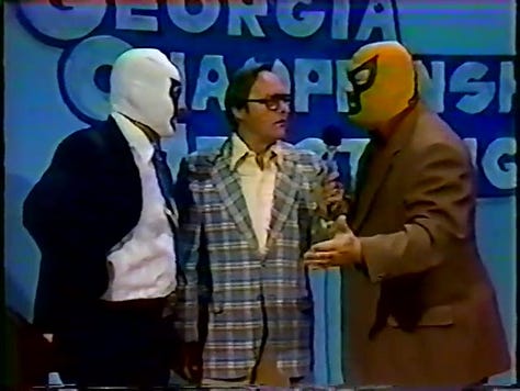 Mr. Wrestling II and The Assassin, Mr. Wrestling I and II, Uvalde Slim, Lars Anderson, Ole Anderson, Tony Atlas