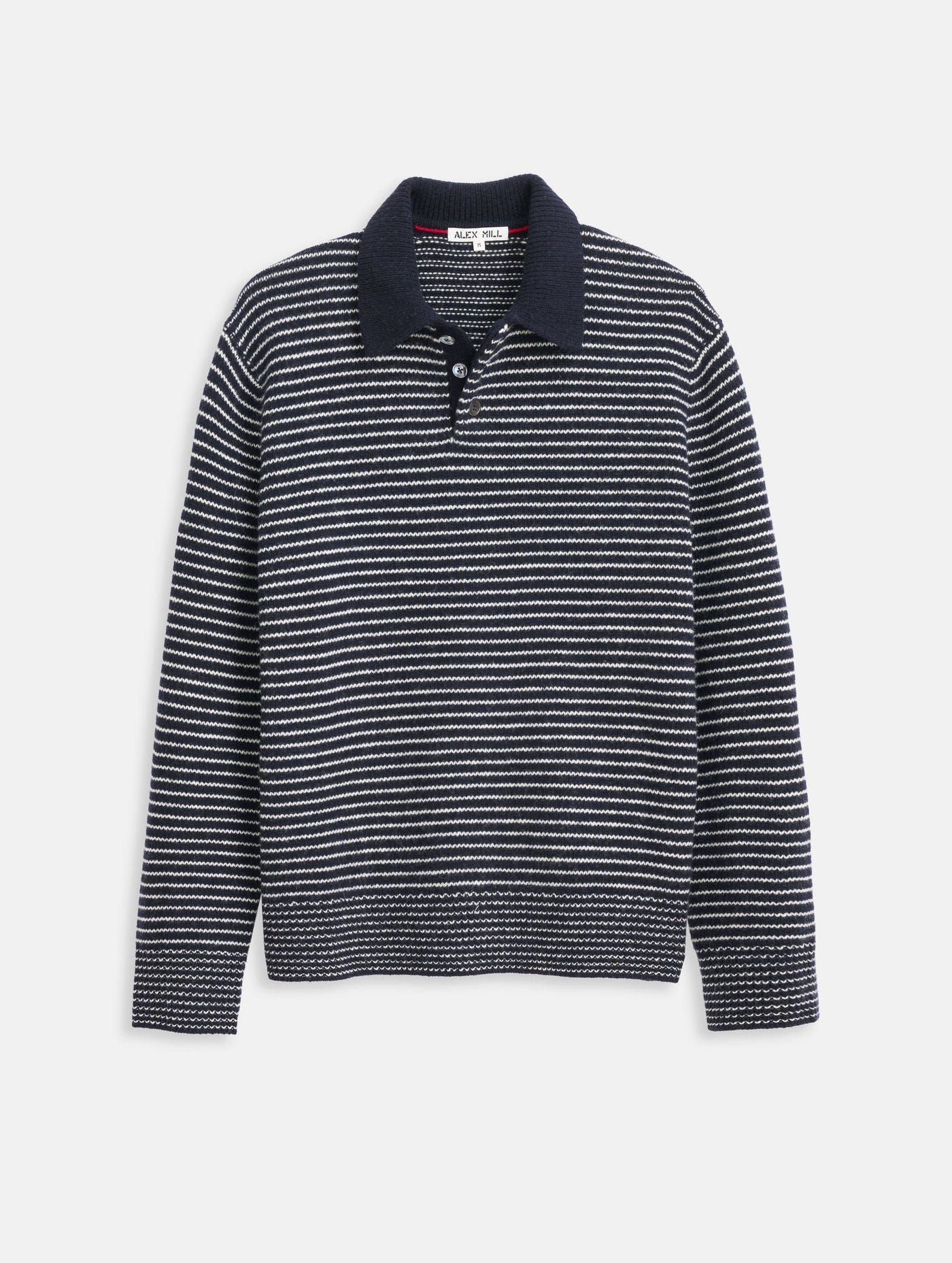 Carl Striped Polo In Merino Wool Carl Striped Polo In Merino Wool