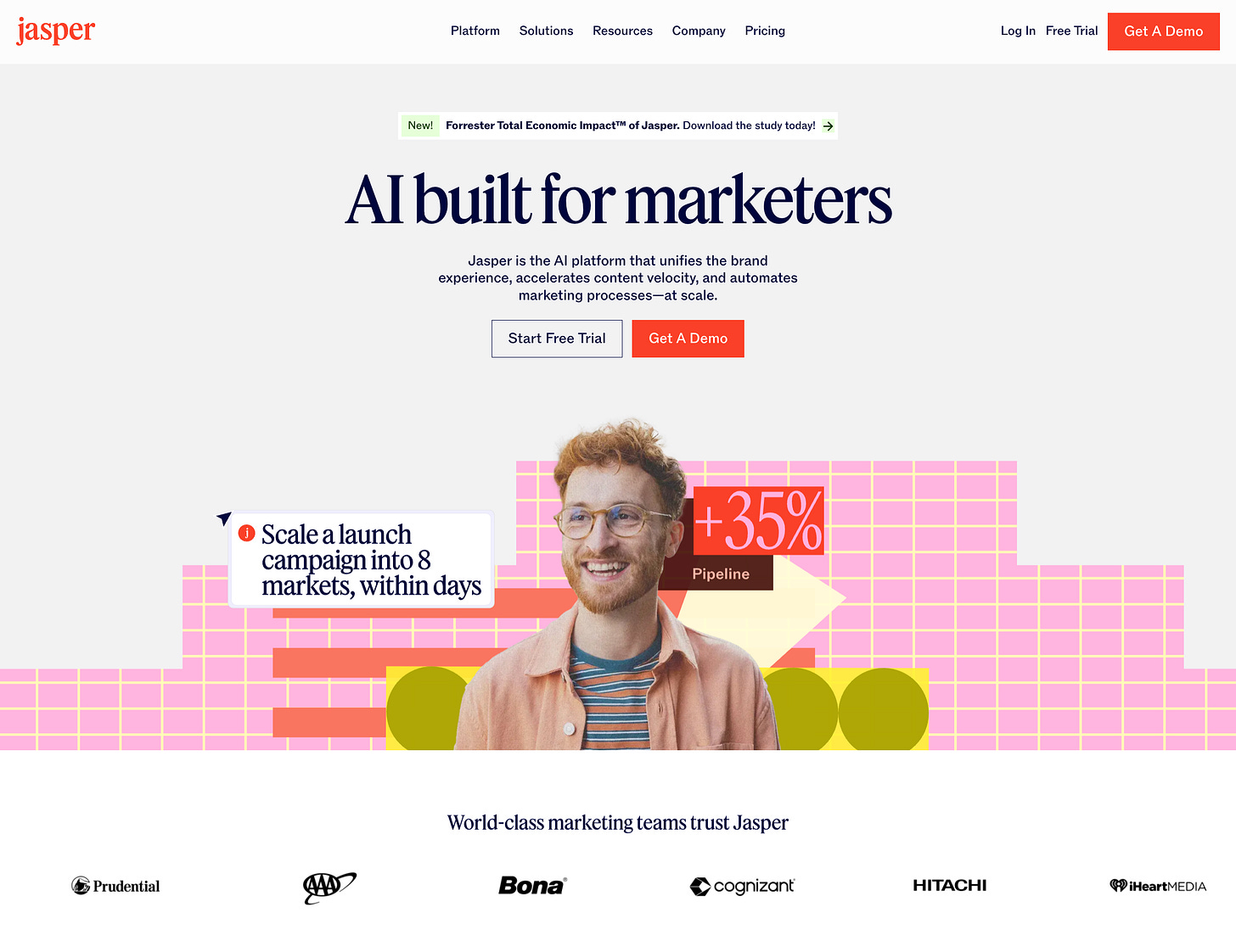 Site web de Jasper.ai en Octobre 2025 Site web de Jasper.ai en Octobre 2025