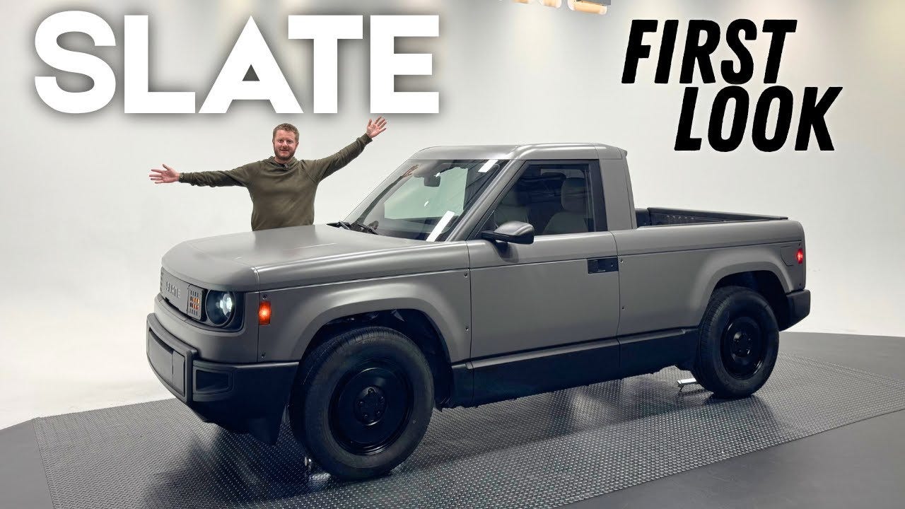 Slate EV! My First Look At This Cheap, Highly Customizable, Small Pickup Truck Slate EV! My First Look At This Cheap, Highly Customizable, Small Pickup Truck