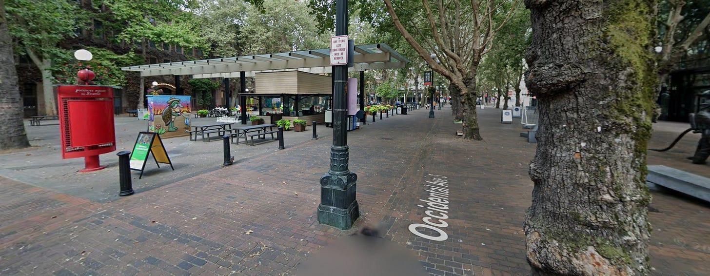 It was so empty on a non-gameday I actually forgot to take pictures, but this Google Maps feels accurate. It was so empty on a non-gameday I actually forgot to take pictures, but this Google Maps feels accurate.