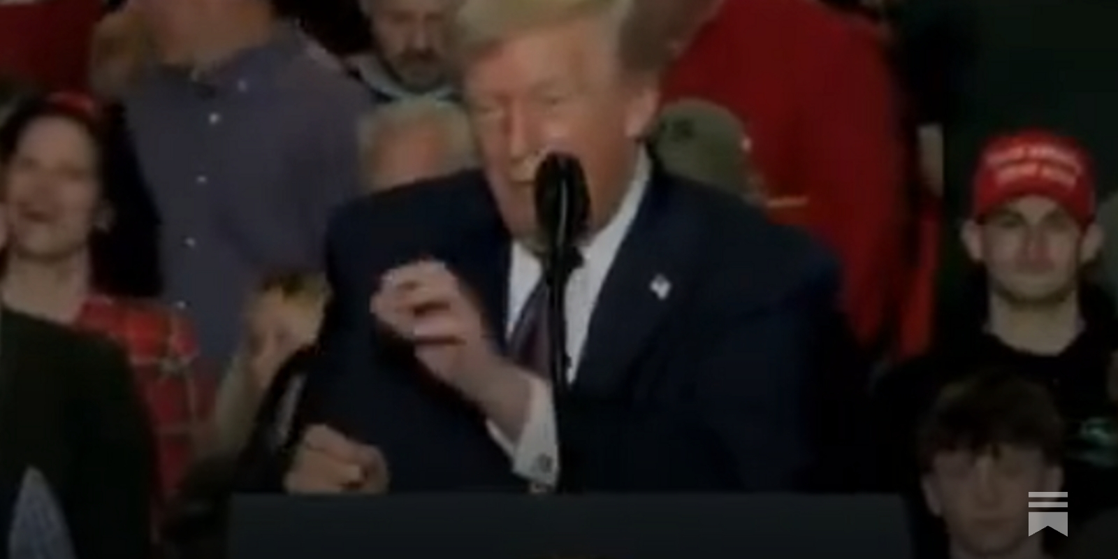 Demented Trump Horrifies The Nation By Telling Stories About Melania Trump's Underwear