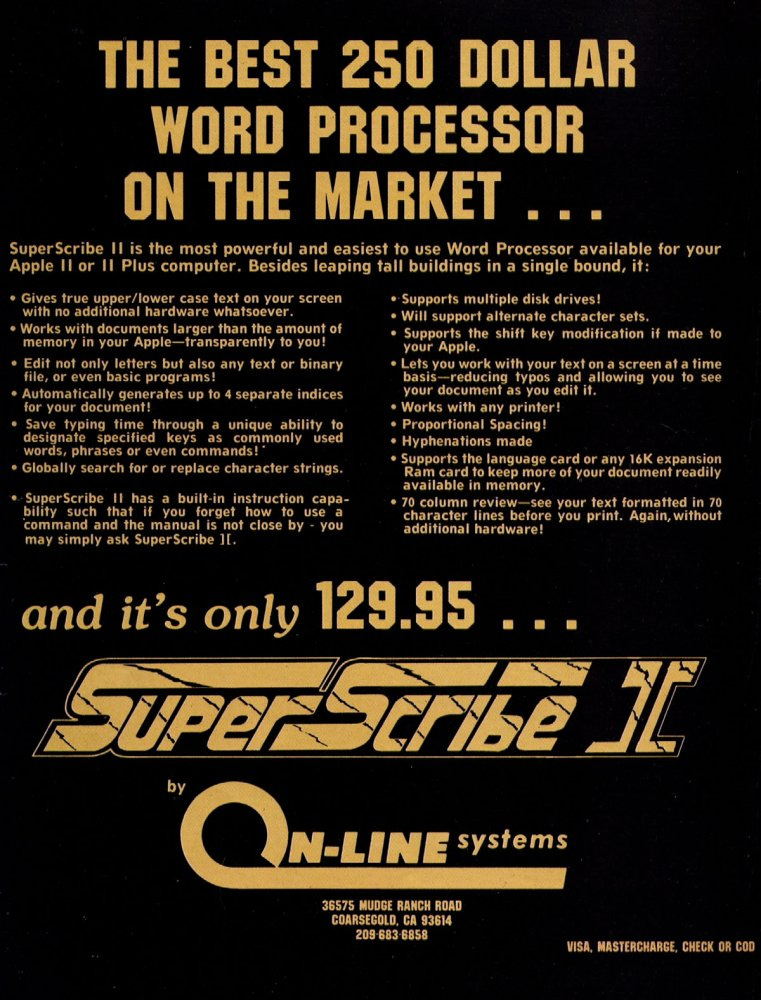 From the September 1981 issue of Softline magazine