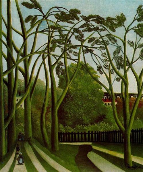Les Rives de la Bièvre près de Bicêtre, 1908 - 1909 - Henri Rousseau -  WikiArt.org