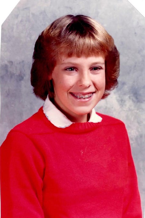 Six childhood images of memoir coach Christine Wolf, who recently published her first book.