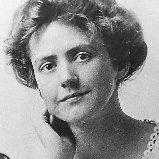 Susan Glaspell, who wrote the murder mystery short story "A Jury of Her Peers."