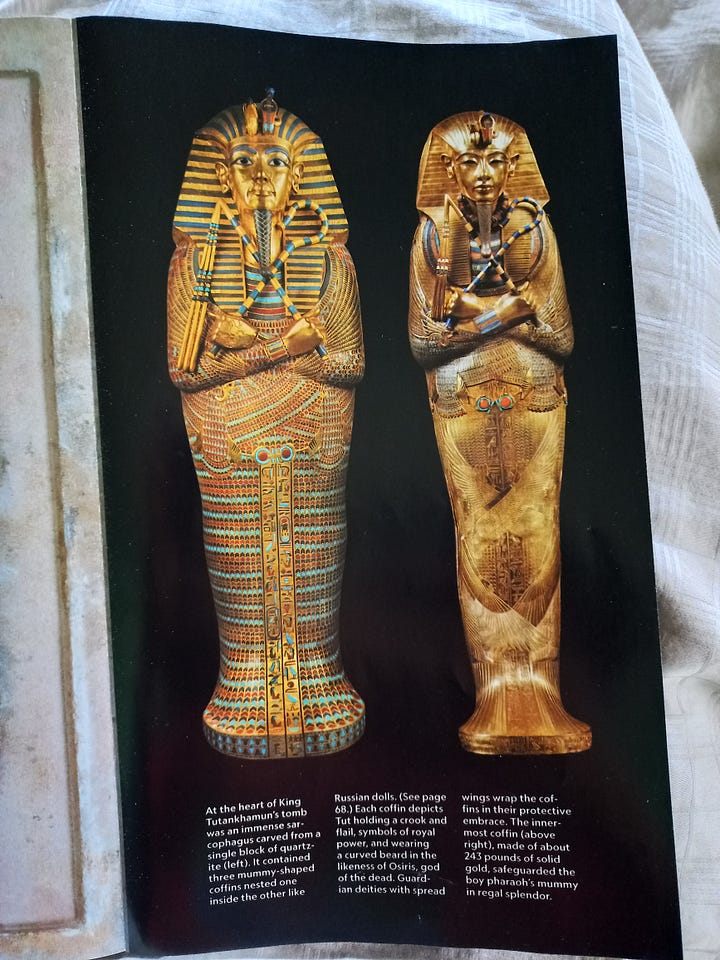 Inside of Tutankhamun's tomb