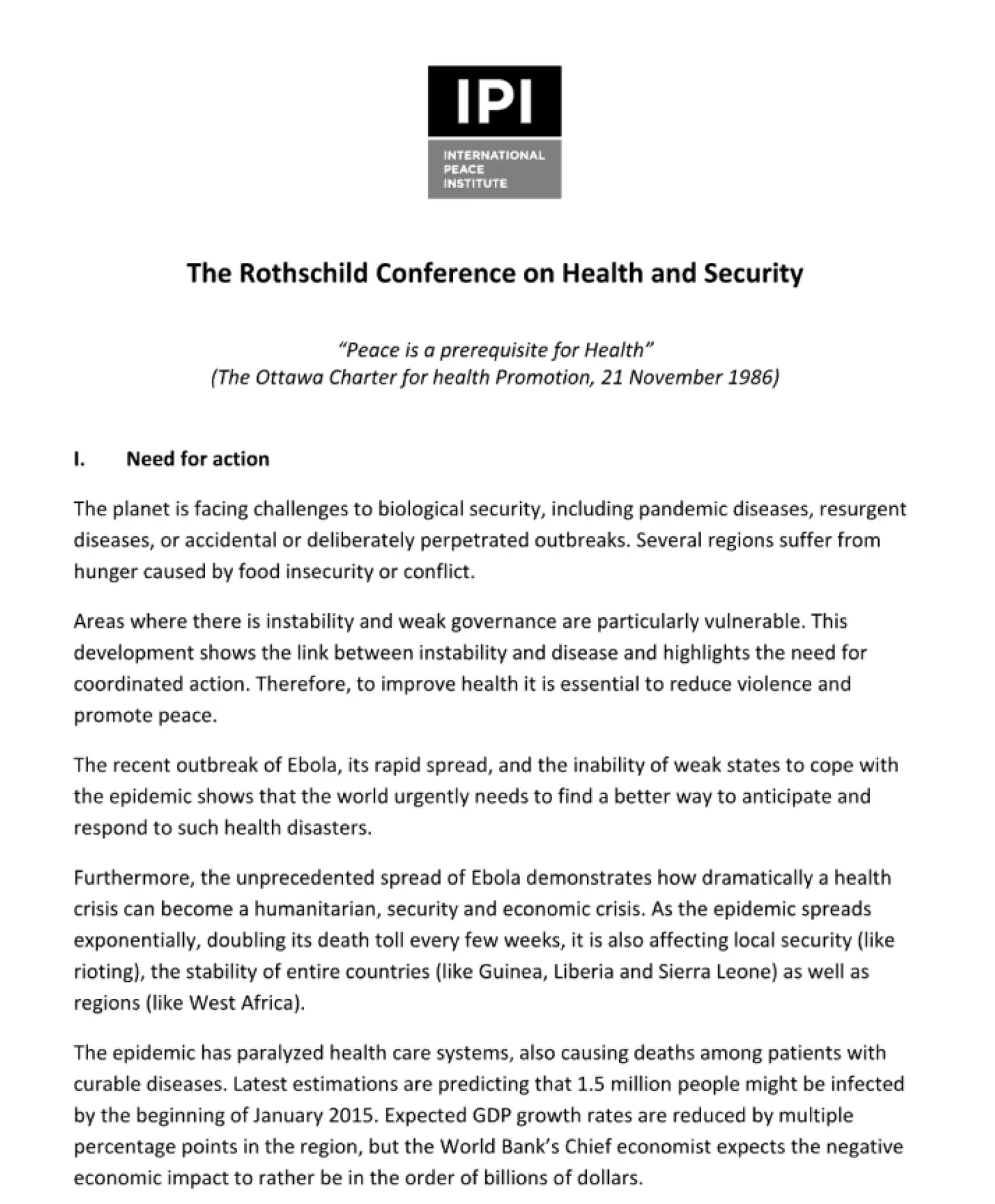 EXKLUSIV: Die Epstein-Akten enthüllen seine Rolle hinter den Kulissen bei der Organisation einer UN-Konferenz zur Pandemiebekämpfung im Jahr 2015