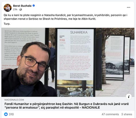 Seria e postimeve te Berat Buzhales