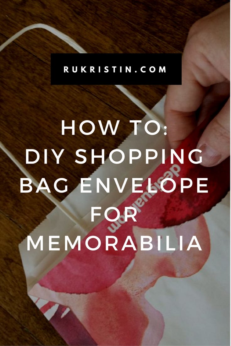 DIY Shopping Bag Envelope