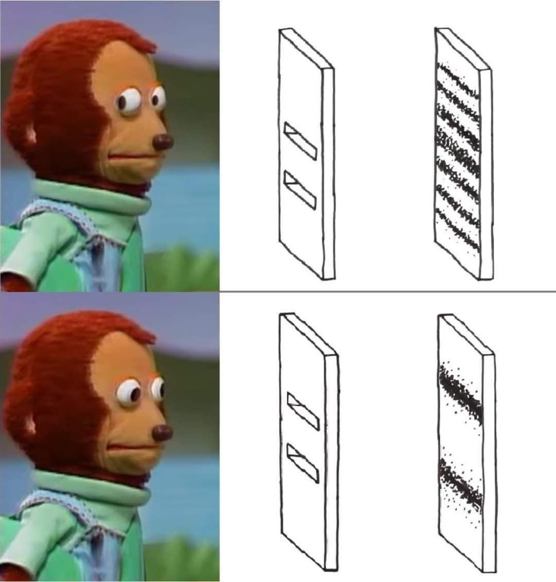 Dr Kirsten Banks on X: "Wave particle duality in meme form 🤣  https://t.co/G2uNMBEppJ" / X