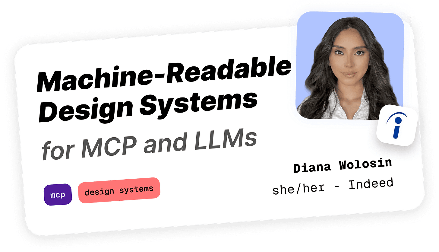 Diana Wolosin speaker at Into Design Systems AI Conference