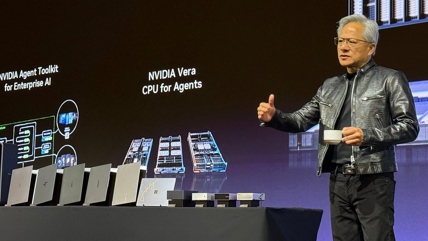 Jensen Huang says Nvidia wants to 'reinvent the single most important tool  of humanity' with RTX Spark — Nvidia CEO touts support of 'literally every  computer maker in the world' for its