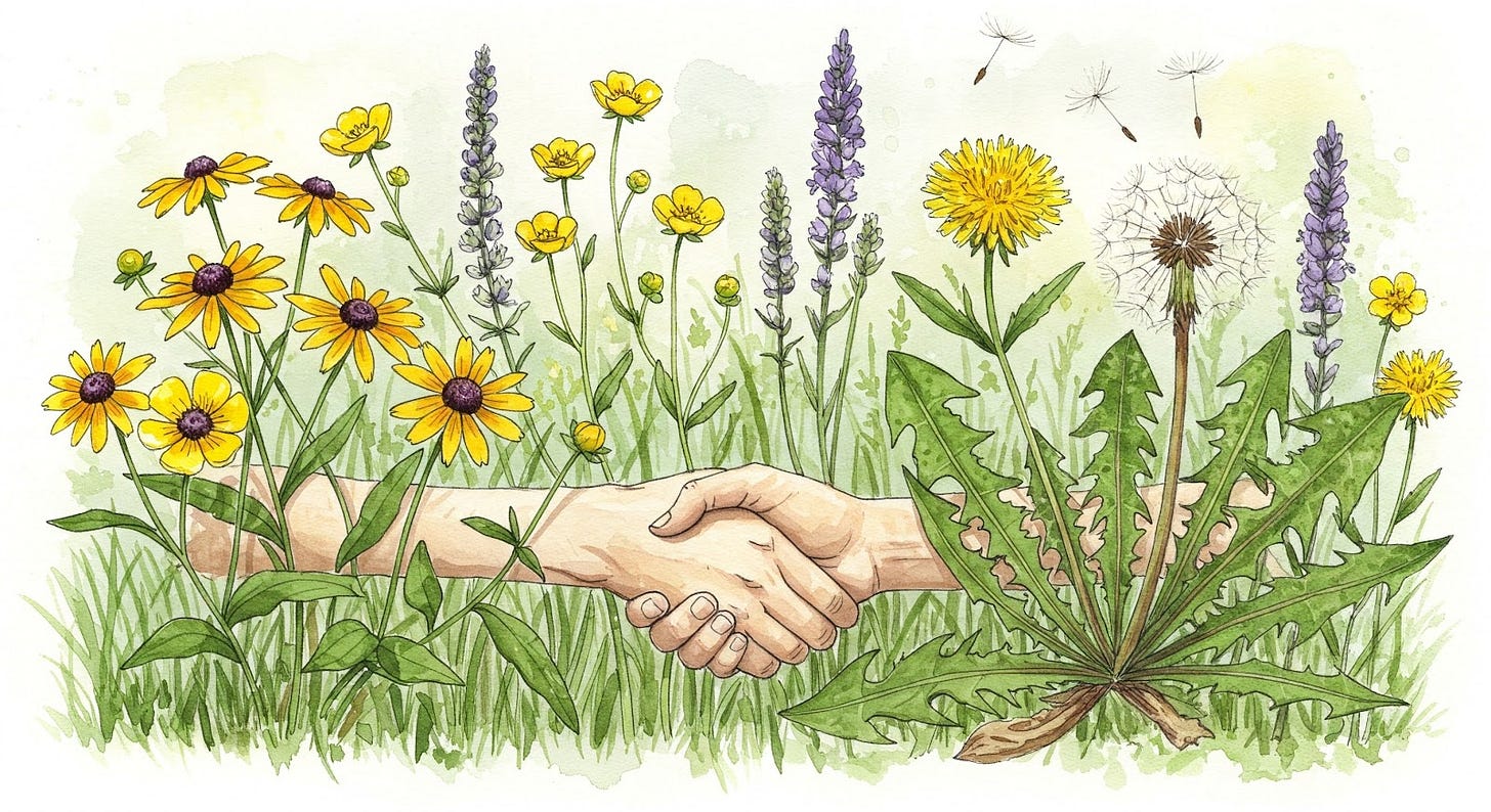 hands shaking in agreement on wildflower alliances hands shaking in agreement on wildflower alliances