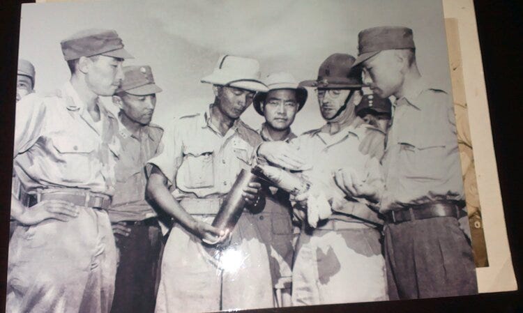 Mr. Dawson Kwauk, late 1930’s, Soldier in the Chinese Army, and looking straight at the camera! Always aware of his surroundings. Always dialed in to the moment. Mr. Dawson Kwauk, late 1930’s, Soldier in the Chinese Army, and looking straight at the camera! Always aware of his surroundings. Always dialed in to the moment.