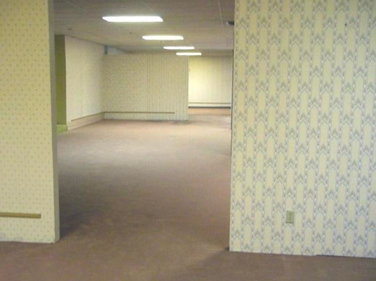 r/backrooms - a room with a wallpaper r/backrooms - a room with a wallpaper