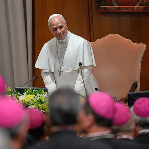 LEFT TO RIGHT: Pope Leo XIV attends the presentation of his first encyclical, "Magnifica humanitas," at the the Vatican on May 25, 2026 (Alessandra Tarantino/AP); Detail from Claude Monet's "Water lilies"; Alexandra Petri (Lisa Allen); Jack Antonoff (Alex Lockett); Ruth Fowler (LinkedIn); "Emily Hart" (Facebook)