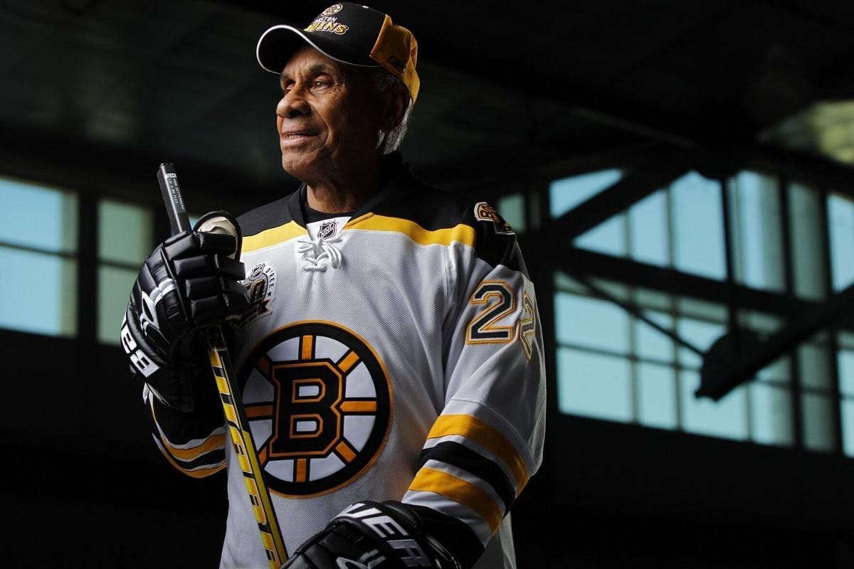 Willie O'Ree, NHL's first Black player, will finally have his No. 22 retired  in Boston | Sports Eye | stlamerican.com