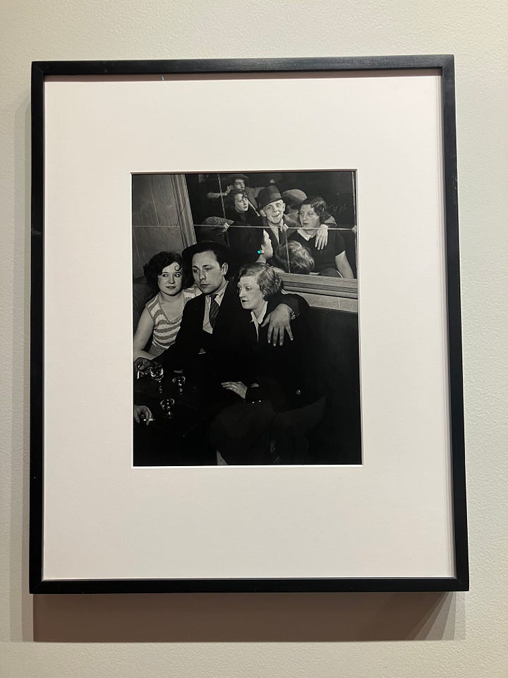 black and white photographs of people in evening wear in 1920s Paris.