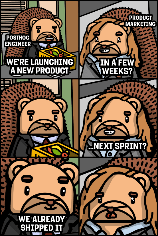 product marketing at PostHog