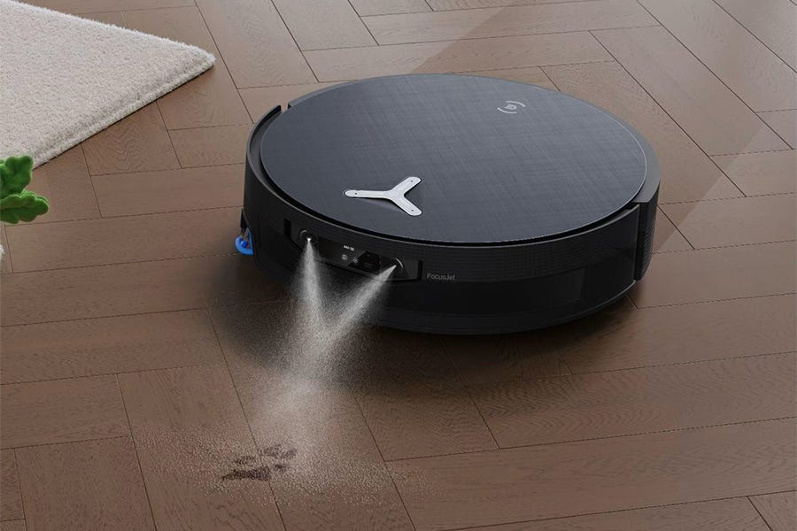 Ecovacs unveils new robot vacuum with water jets to target stains with AI