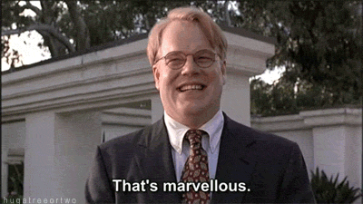 Brandt (Philip Seymore Hoffman) says that's marvellous