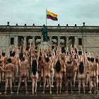 Colombia held a nudist festival at the seat of its government