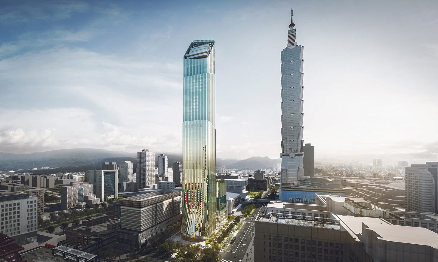 Taipei's latest skyscraper inspired by the shape of bamboo shoots
