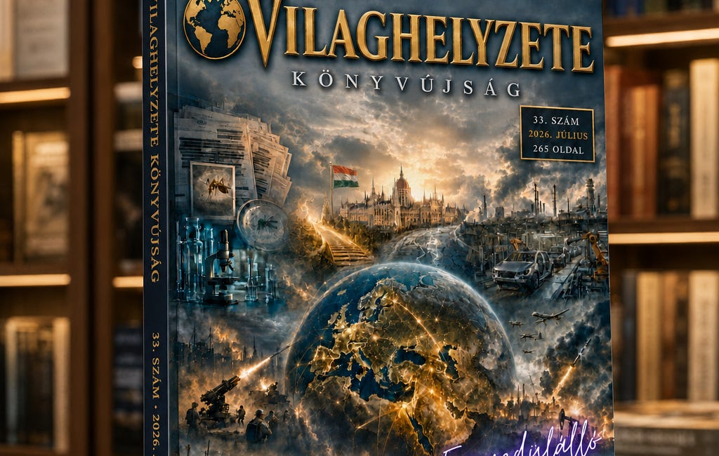 📌 MEGJELENT a VilagHelyzete Könyvújság 2026. júliusi száma 265 oldalon - ITT érhető el + AJÁNDÉK