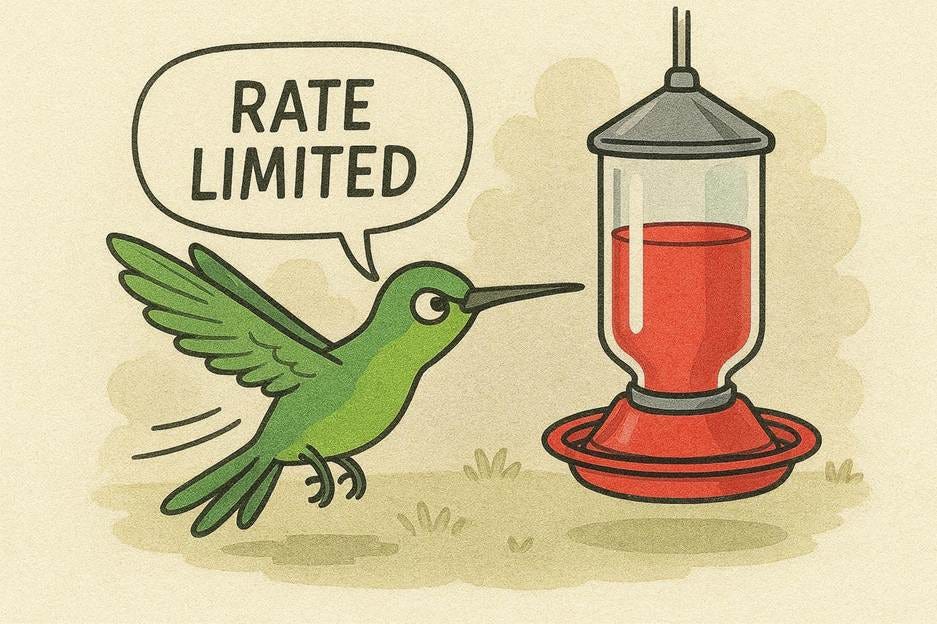 A hummingbird looking at a feeder

AI-generated content may be incorrect.