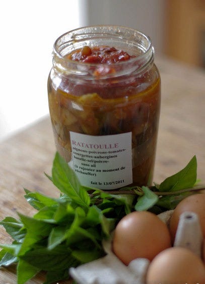 conserve de ratatouille